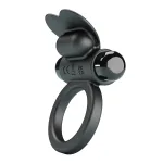 Vibrating Penis Ring Debonaire - Black Vibrators Pretty Love