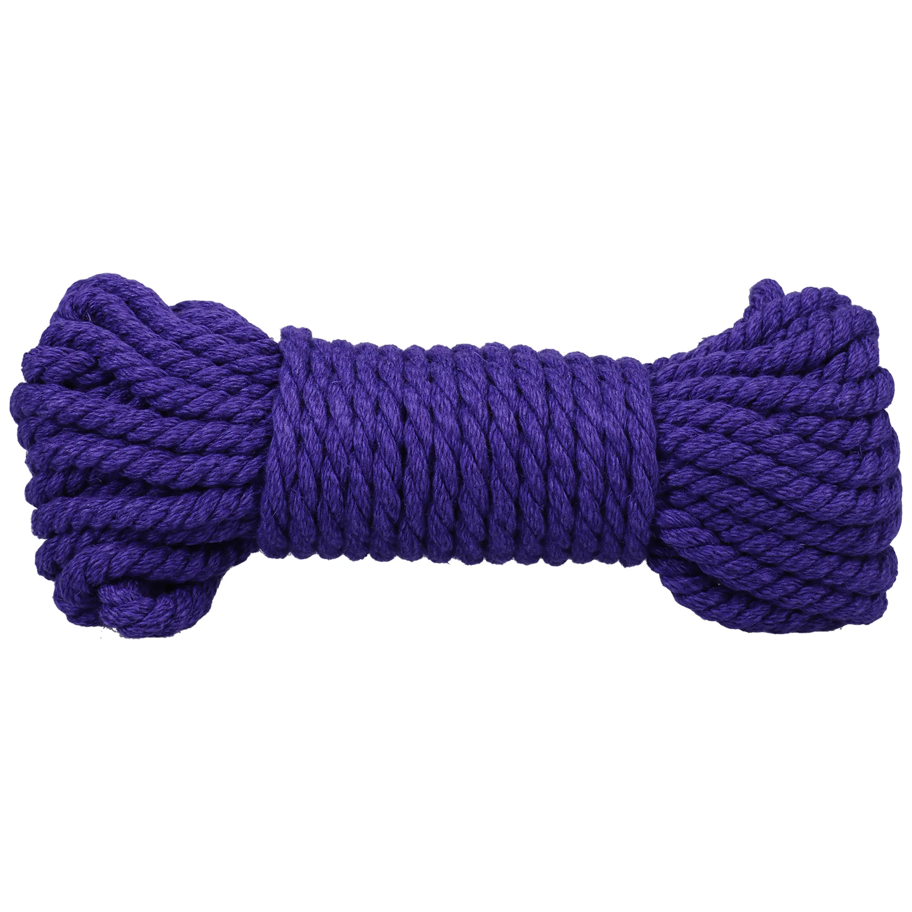 Merci - Bind and Tie - 6mm Hemp Bondage Rope - 30 Feet - Violet BDSM & Kink Doc Johnson