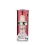 Fat Boy Micro Ribbed Sheath 5.5" - Clear Cockrings | Penis Sleeves Perfect Fit