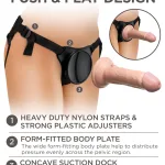 King Cock Elite Beginner's Body Dock Strap-on Harness - Black Vibrators Pipedream
