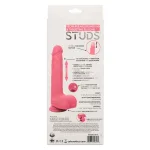 Rechargeable Rumbling and Thrusting Silicone Studs - Pink Festival & Rave CalExotics