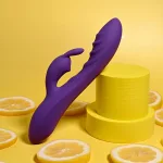 Wavy Rabbit Purple Vibrators Evolved Novelties