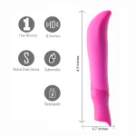 Maddie Silicone G-Spot Vibrator - Pink Vibrators Maia Toys