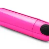 10x Rechargeable Vibrating Metallic Bullet - Pink Intimate Care XR Brands