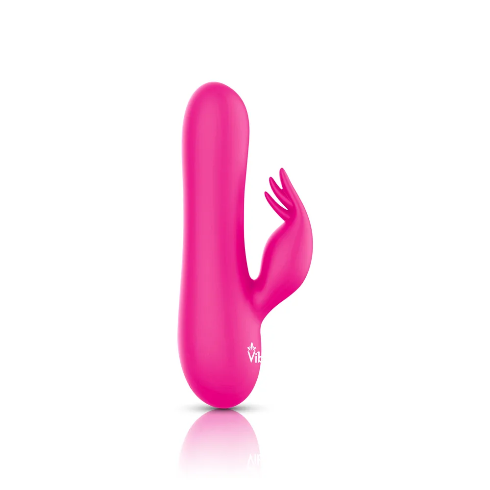 Freyja Mini Triple Ticklers Rabbit Vibe - Hot Pink Vibrators Viben