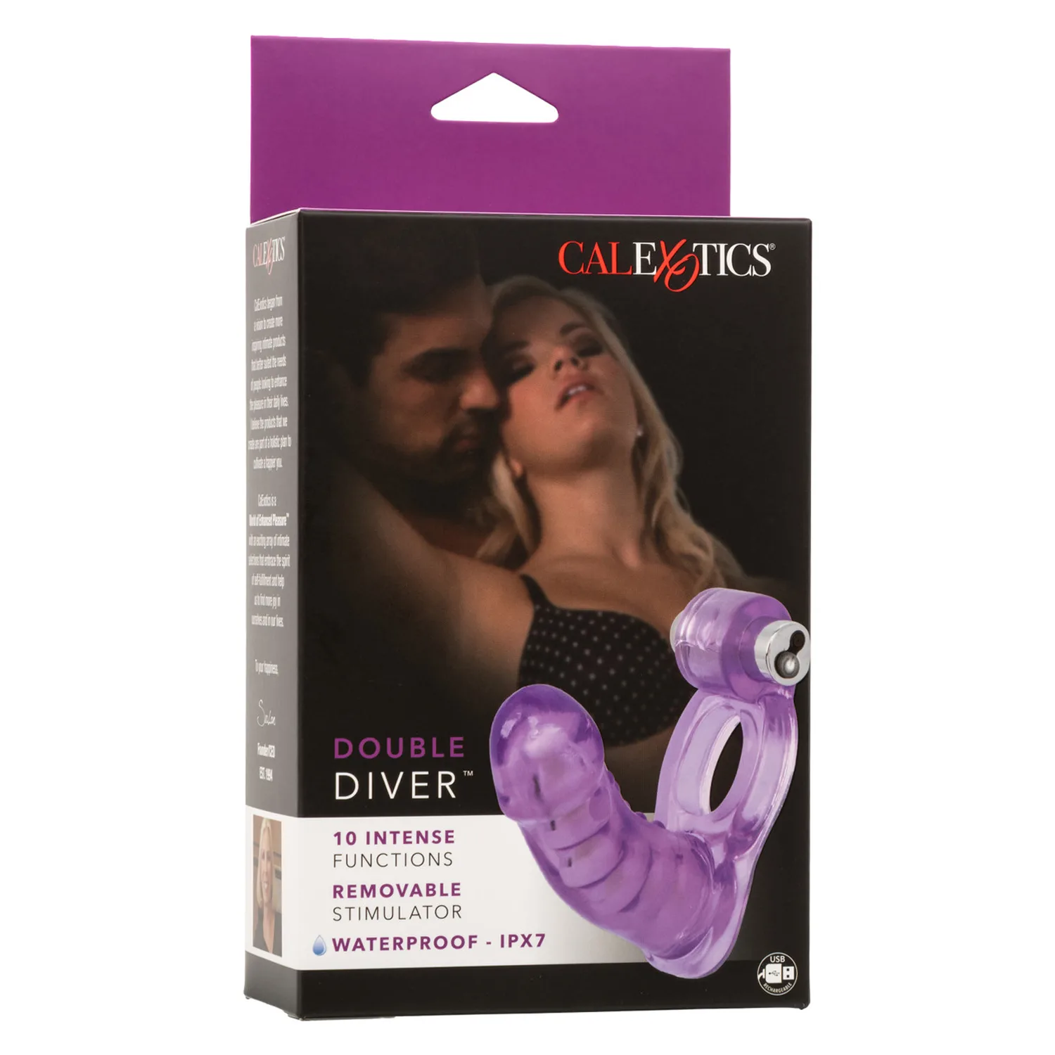 Double Diver Rechargeable Vibrators CalExotics