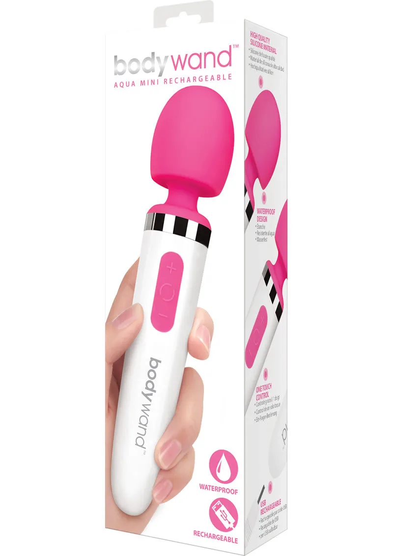 Bodywand Aqua Mini Silicone Rechargeable Massager - Pink Vibrators XGEN