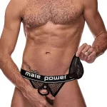 Cock Pit Net Cock Ring Jock - S/ M - Black Underwear Male Power