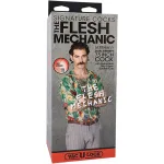 Signature Cocks the Flesh Mechanic 7.5" - Cock With Removable Vac-U-Lock Suction Cup - Vanilla Festival & Rave Doc John…