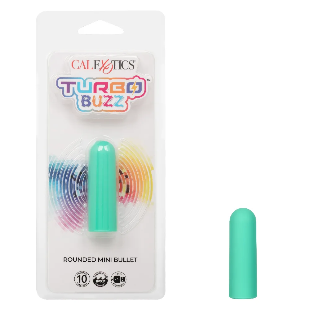 Turbo Buzz Rounded Mini Bullet - Green Festival & Rave CalExotics