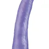 Basix Rubber Works - Slim 7 Inch With Suction Cup - Purple Dildos Pipedream