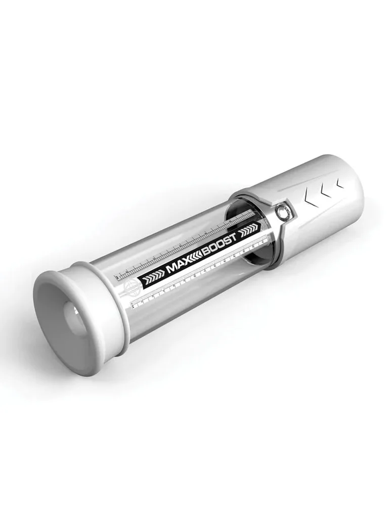 Pump Work Max Boost - White/clear Strokers & Pumps Pipedream