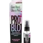 Pro Blo Throat Numbing Spray 1oz - Bubblegum Lubes & Essentials Little Genie