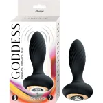 Goddess Diamond Vibrating Plug - Black Vibrators Nasstoys