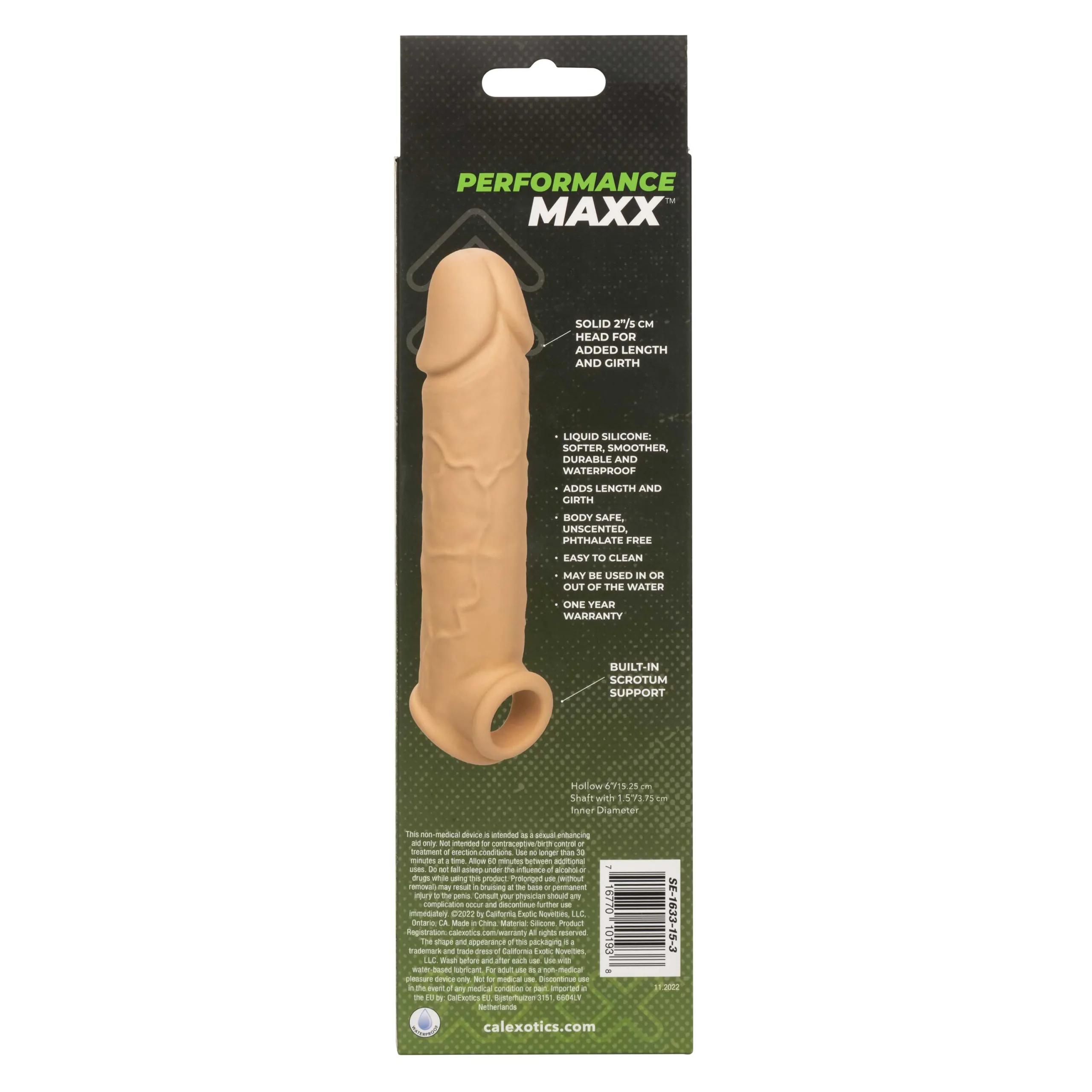 Performance Maxx Life-Like Extension 8 Inch - Ivory Enhancers CalExotics