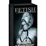 Fetish Fantasy Series Limited Edition O-Ring Gag and Nipple Clamps - Black BDSM & Kink Pipedream