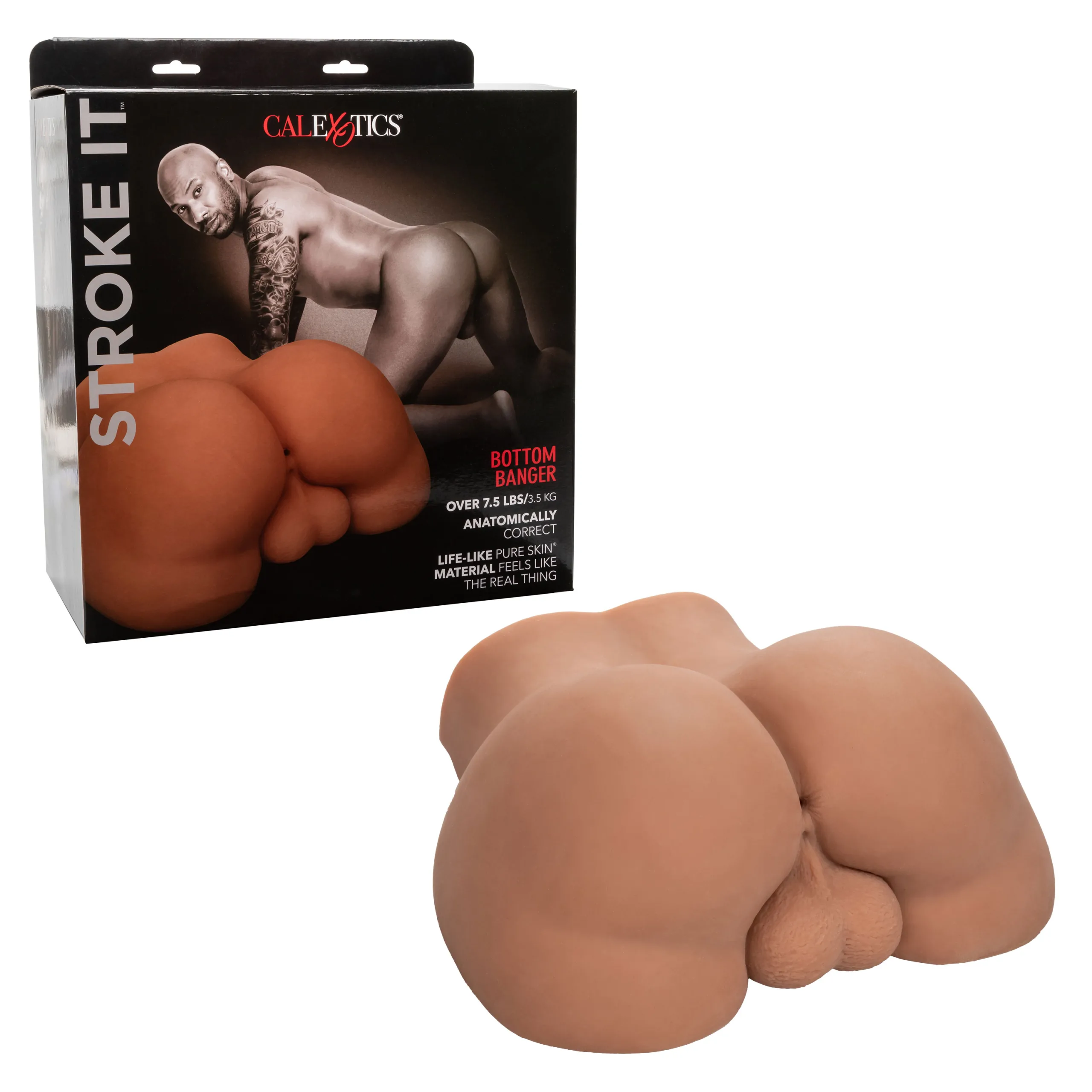 Stroke It Bottom Banger - Brown Strokers & Pumps CalExotics