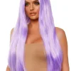 Long Straight Wig 33 Inch - Lavender Costumes Leg Avenue