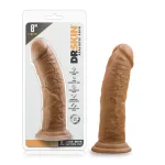 Dr. Skin - 8 Inch Cock With Suction Cup - Mocha Dildos Blush