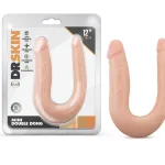 Dr. Skin Mini Double Dong - Vanillla Dildos Blush