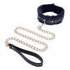 Cougar Fur Collar and Leash BDSM & Kink Sportsheets
