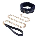 Cougar Fur Collar and Leash BDSM & Kink Sportsheets