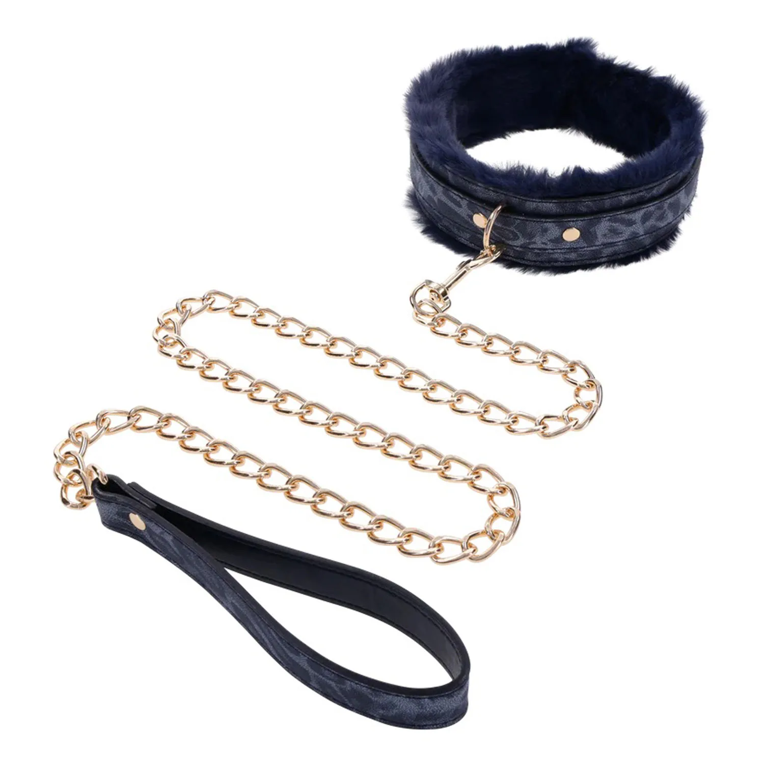 Cougar Fur Collar and Leash BDSM & Kink Sportsheets