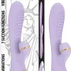 Vibes of New York Ribbed Suction Massager - Lavender Vibrators Nasstoys