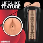 Mistress Vibrating Ass Masturbator - Medium Strokers & Pumps Curve Toys