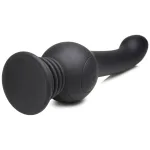 Sex Shaker Shaking Silicone Stimulator - Black Anal Play XR Brands