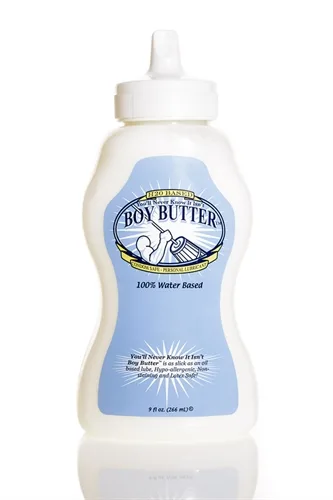 You'll Never Know It Isn't Boy Butter 9 Oz Squeeze Bottle Anal Play Boy Butter