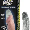 Maxx Men Grande Penis Sleeve - Clear Penis Extension & Sleeves | Non-Vibrating Nasstoys