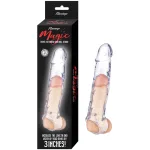 Magic Penis Extender and Ball Strap 6.5" Clear Lubes & Essentials Nasstoys
