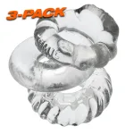 Bonemaker 3-Pack Boner Rings - Clear Strokers & Pumps Oxballs