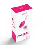 Peach Vibrating Egg - Foxy Pink Vibrators VeDO