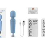 Mini Halo Wireless 20x - Powder Blue Vibrators Voodoo Toys