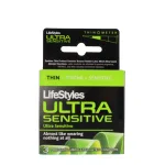 Lifestyles Ultra Sensitive - 3 Pack Lubes & Essentials Paradise Marketing
