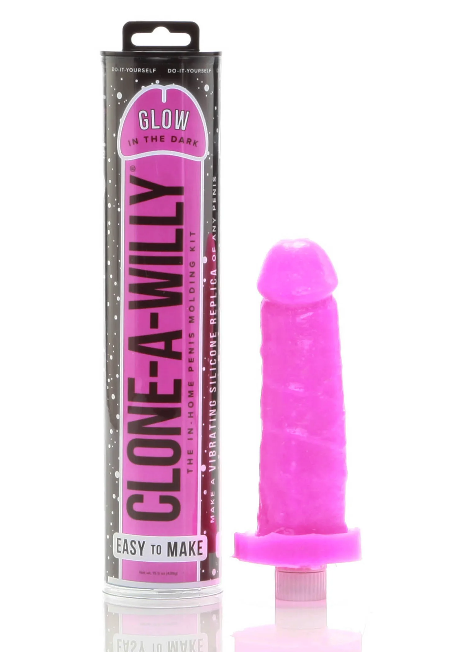 Clone-a-Willy Glow-in-the-Dark Kit - Pink Novelty Clone-a-Willy