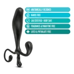 Anal Adventures - Prostate Stimulator - Black Anal Play Blush