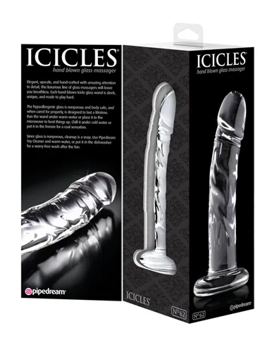 Icicles No. 62 - Clear Anal Play Pipedream