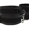 Thigh and Wrist Cuff Set - Black BDSM & Kink Sportsheets