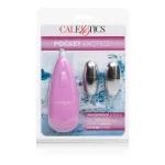 Pocket Exotics Waterproof Double Silver Bullets - Pink Vibrators CalExotics