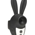 Sucky Bunny Clit Stimulator - Black Vibrators XR Brands