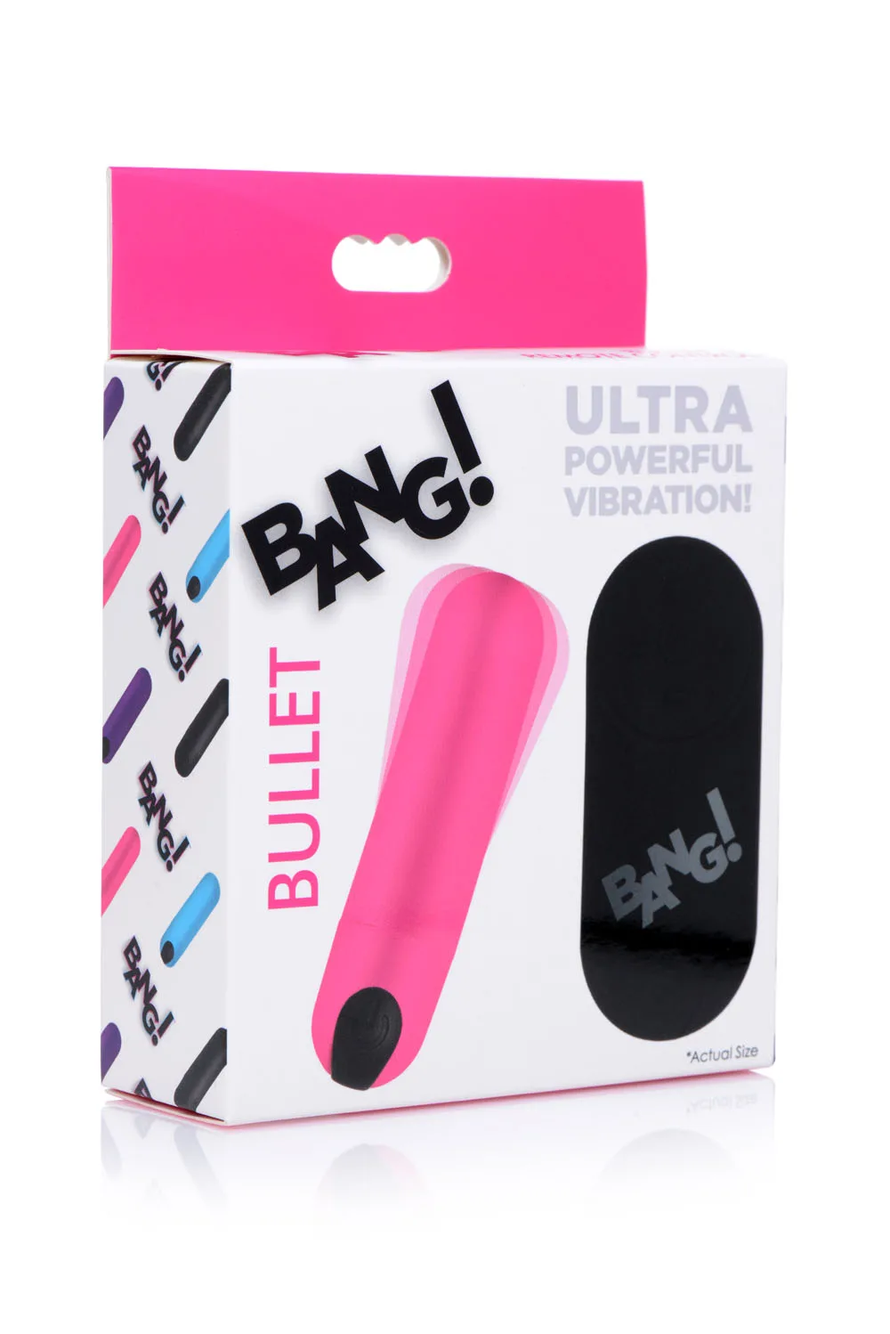Bang Vibrating Bullet With Remote Control - Pink Vibrators XR Brands