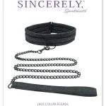 Sincerely Lace Collar & Leash BDSM & Kink Sportsheets