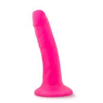 Neo - 5.5 Inch Dual Density Cock - Neon Pink Anal Play Blush