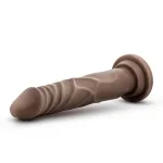 Dr. Skin Silicone - Dr. Carter - 7 Inch Dong With Suction Cup - Chocolate Dildos Blush
