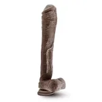 Dr. Skin Mr. Ed 13 Inch Dildo with Suction Cup - Chocolate Dildos Blush