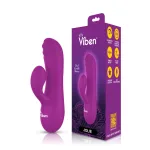 Jolie Mini Pleasure Ridges Rabbit Vibe - Berry Vibrators Viben