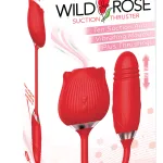 Wild Rose Suction Thruster - Red Vibrators Icon Brands